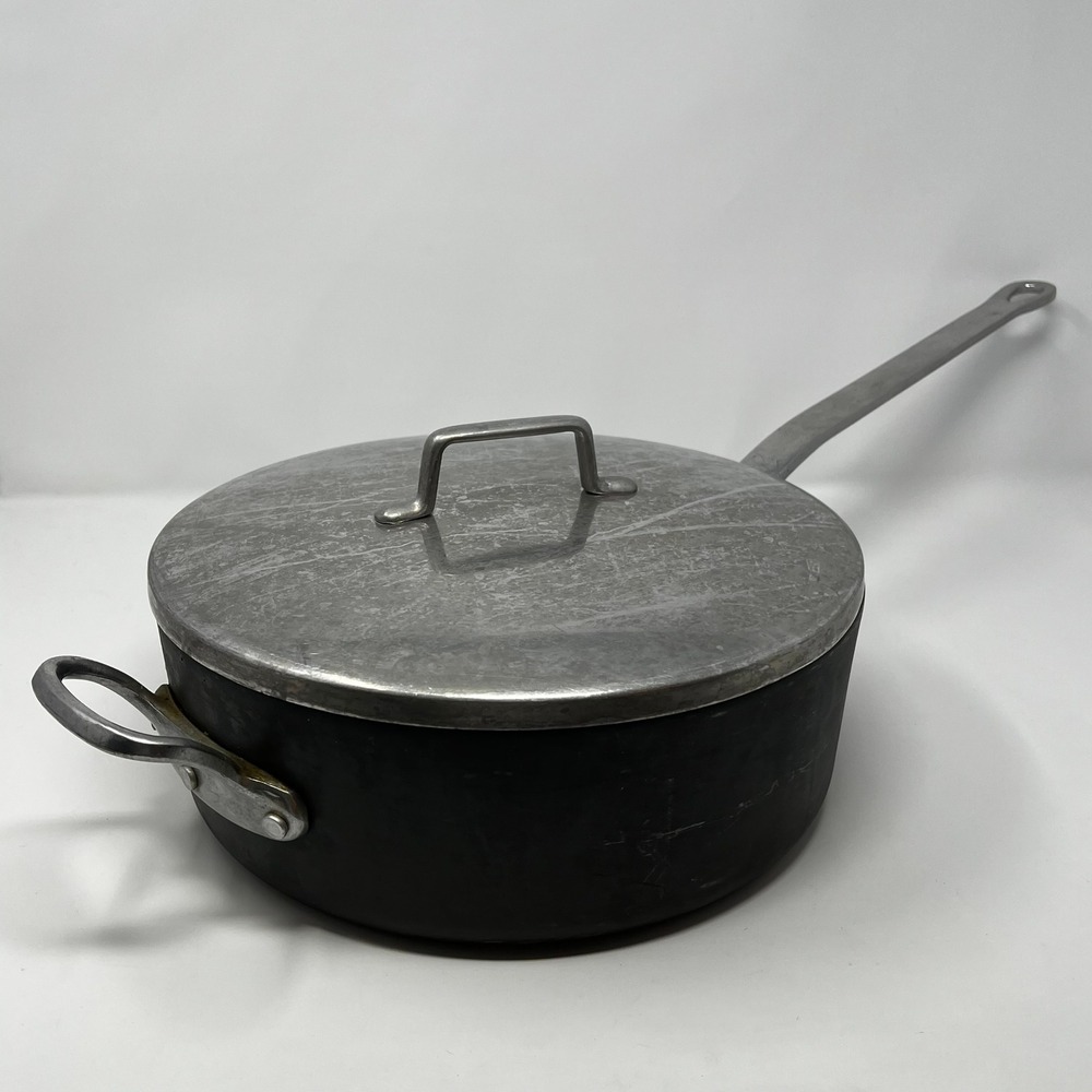 Magnalite GHC 12 Inch Deep Skillet/Fryer with Lid Anodized Aluminum Pan‎ USA